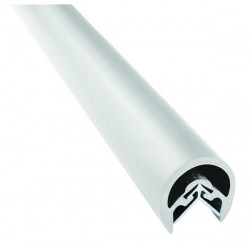 PROTECT D ANGLES ANGLISOL 3/4 ROND SUR ALU VISSER BLANC 19X19mm L2000