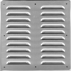 GRILLE ALU ANODISE 200 X 200mm