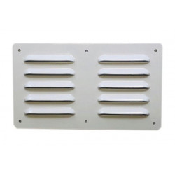 GRILLE ALU BLANCHE 200 X 115mm