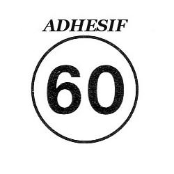 DISQUE LIMITATION 60km/h ADHESIF