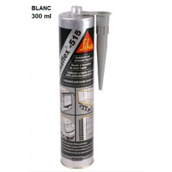 MASTIC SIKAFLEX 515 BLANC cartouche 300ml Peut être peint-Faible odeur-Sans COV ni solvant-Sans silicone ni PVC