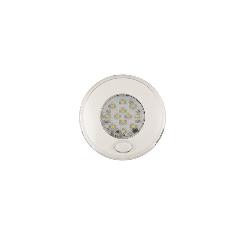 PLAFONNIER LEDS ROND + INTER 12V 37 LUX     79WWR12
