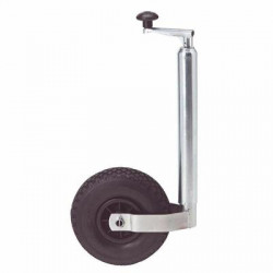 ROUE JOCKEY GONFLABLE tube Ø 48mm  H 630mm
