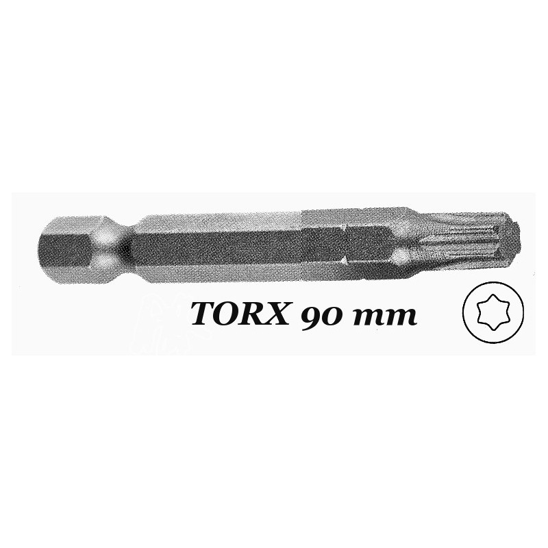 LAME embout tournevis TORX  T30   90 mm 
