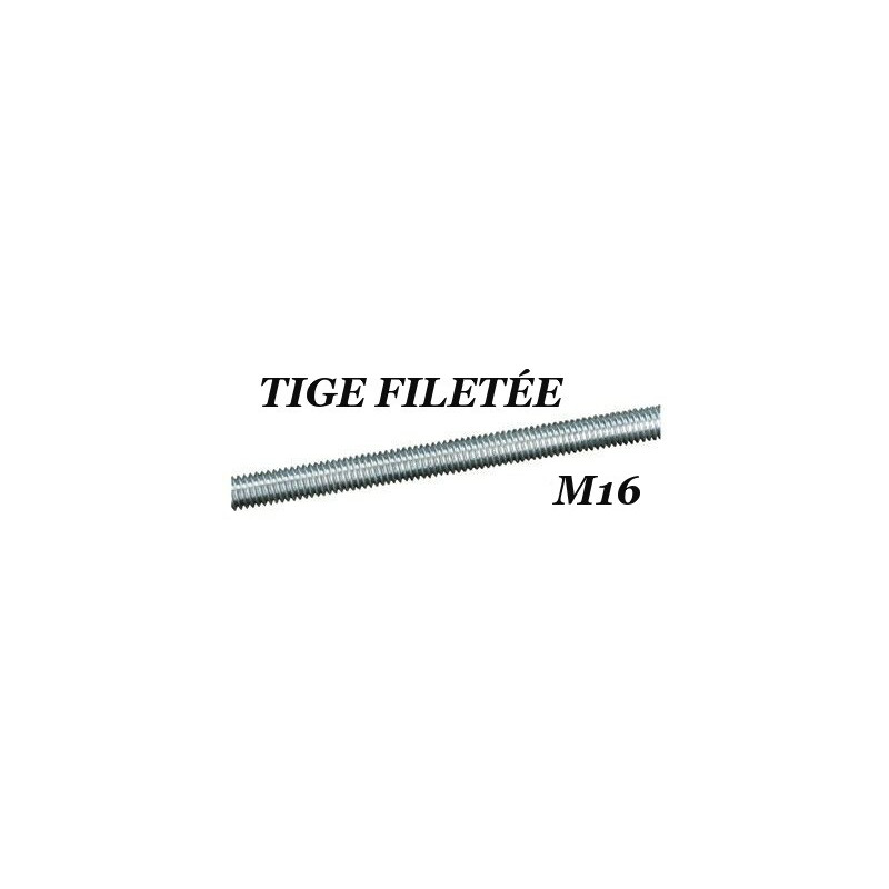 TIGE FILETEE  M 16 ZINGUEE
