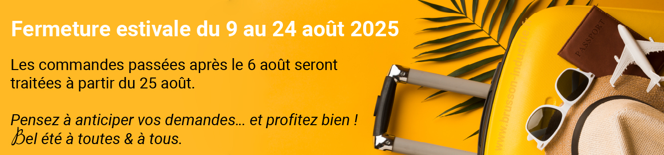Période estivale Brusson industrie été 2025